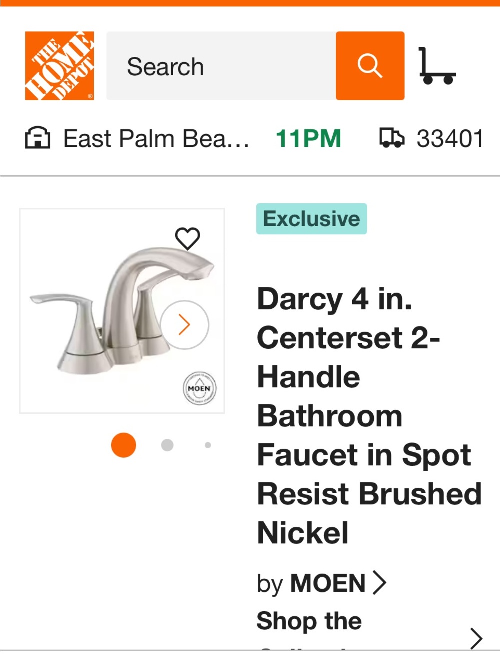 Moen Bathroom faucet